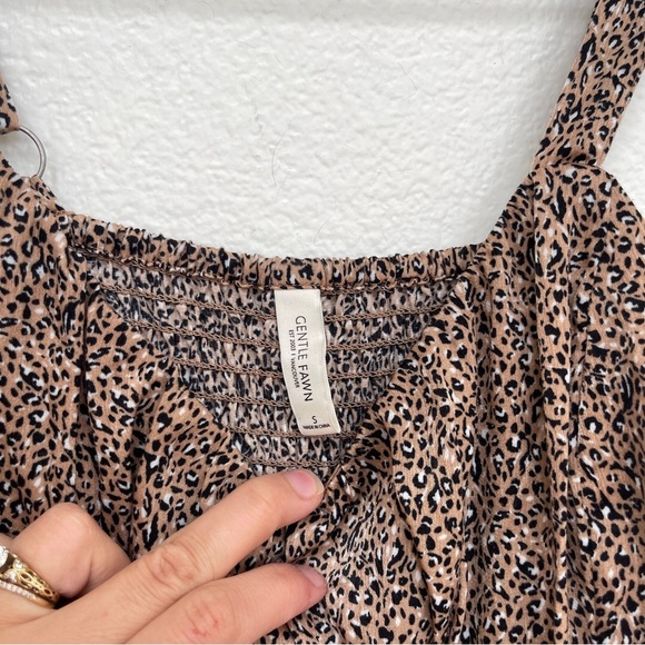 Gentle Fawn Penelope Dress Animal Print Size S - Picture 4 of 6